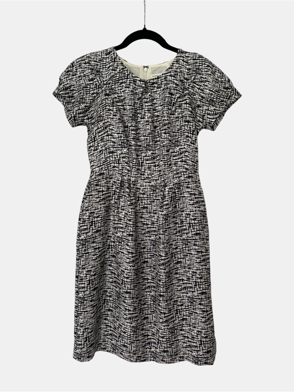 Banana Republic 100% Silk Printed Sheath Dress – Petite 0P - Picture 2 of 4